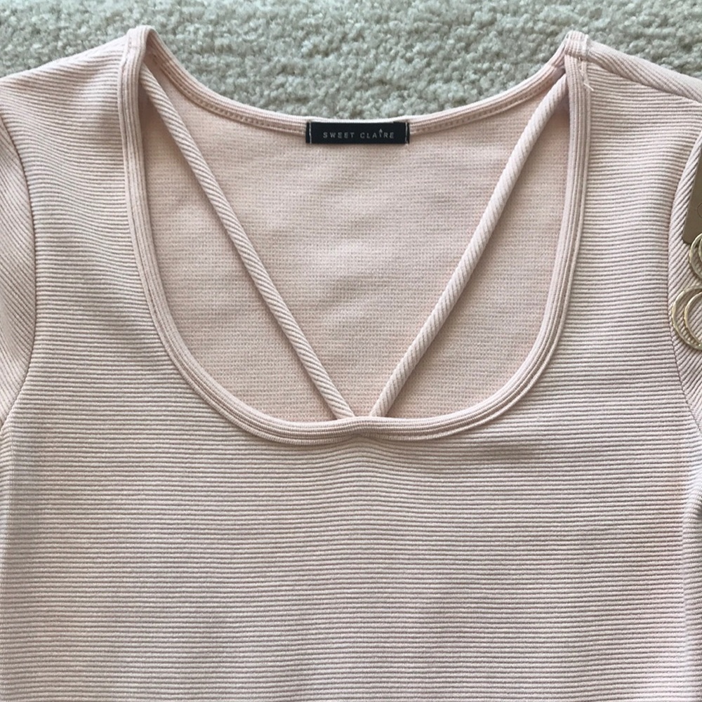 ❤️1 MED, 1 LG❤️HOST PICK Blush Skater Dress - Picture 6 of 8